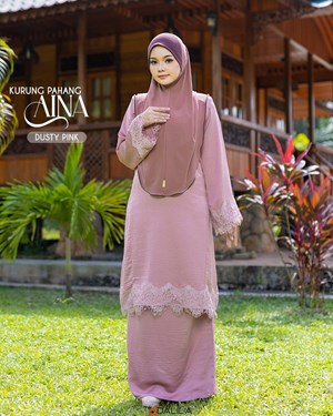 KURUNG PAHANG AINA DUSTY PINK