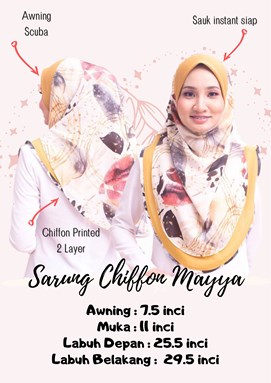 SARUNG CHIFFON MAYYA