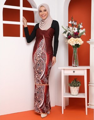 BATIK MAISARAH D#7-2 - Plum