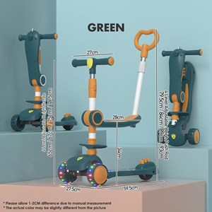 FOLDABLE KIDS SCOOTER 4 IN 1