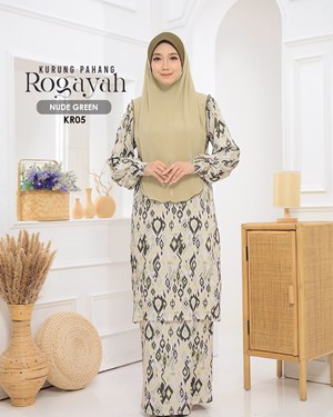 KURUNG ROGAYAH KR05 NUDE GREEN