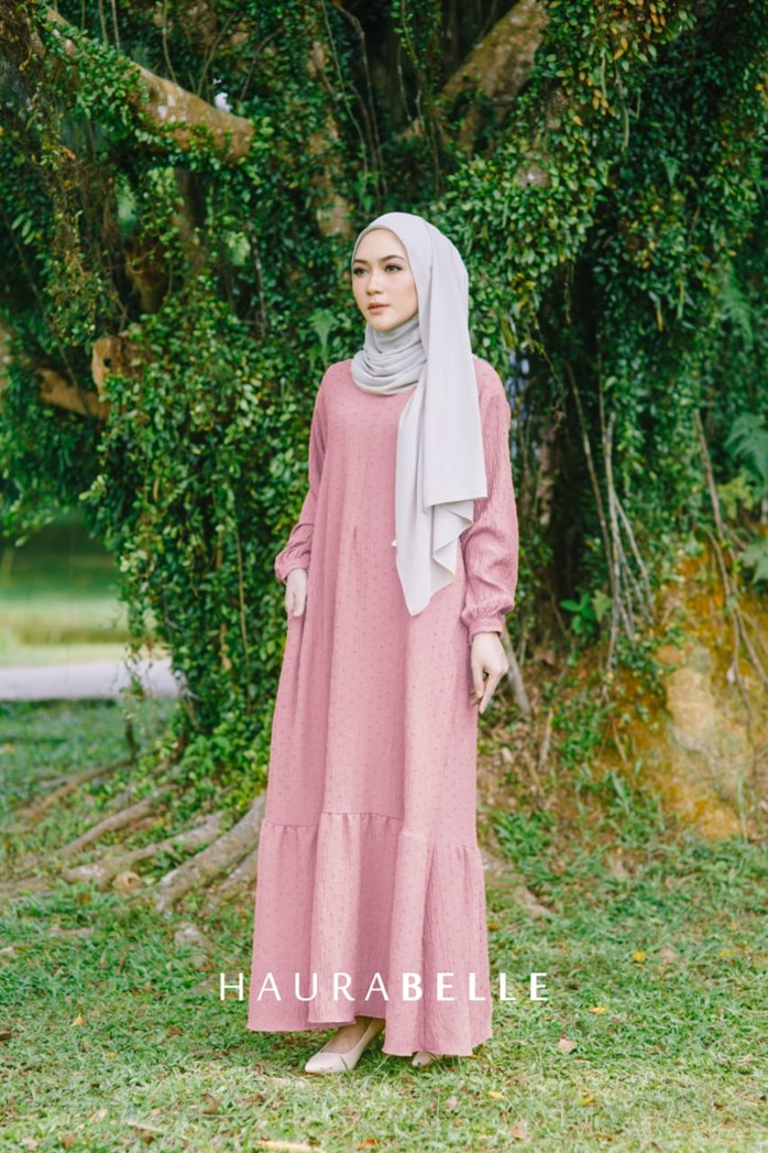 Dress shop pink muslimah