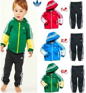 💖. D4311 ADIDAS DARK GREEN TRACKSUIT SET  ( SIZE 110 )