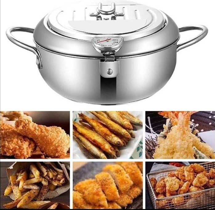 Japanese Style Deep Frying Pot - Kind Cooking