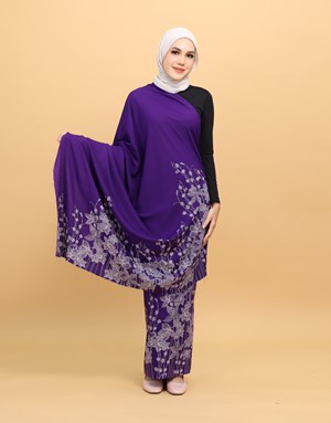 BATIK MY COTTON LZ 11 PC/SK - Purple