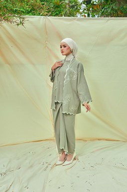 KURUNG SURI ( Olive Grey )