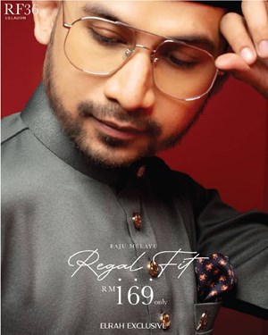 BAJU MELAYU REGAL FIT (CELADON)