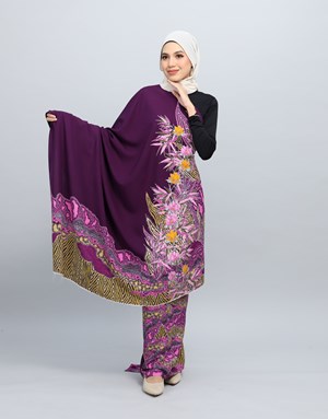 BATIK MY COTTON WAN 220 C/SK - Dark Plum