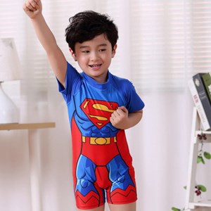 ©  BB9741-4   KIDS SWIMMING SUIT - SUPERMAN ( SIZE M-2XL )