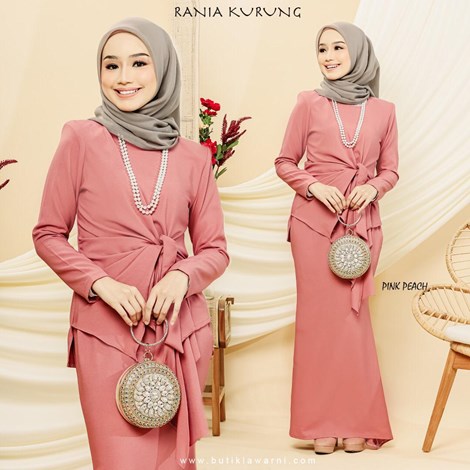 RANIA KURUNG PINK PEACH