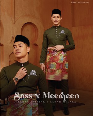 BAJU MELAYU MAGNIFICENT 4.0 (MOSS GREEN) C44