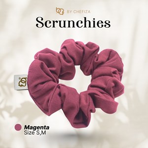SCRUNCHIES M - MAGENTA