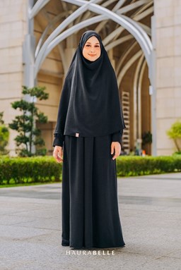 QAMRA JUBAH - BLACK