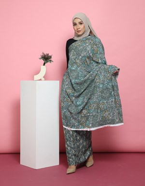 BATIK NAURA WAN 41 in Dark Grey