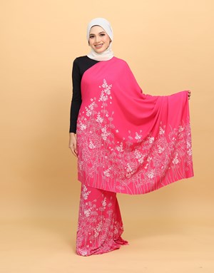 BATIK MY COTTON NIK 63 PC/SK - Shocking Pink