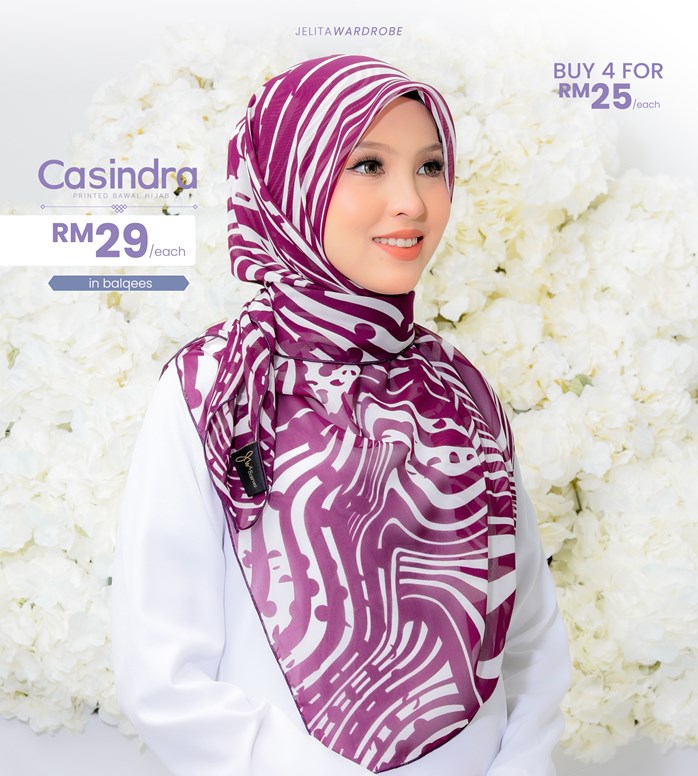 J21 CASINDRA SCARVES IN BALQEES