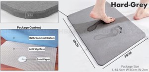 BATHROOM WATER ABSORPTION ANTI-SLIP MAT/BATHROOM DIATOM MAT