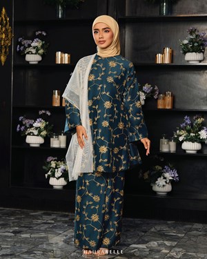 MAJIKA KURUNG - TEAL GREEN