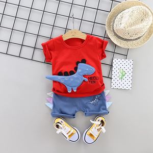 @  RED DINASOUR BOY SET  ( 9349-4 ). SIZE. 80 - 110