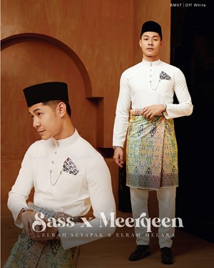 BAJU MELAYU MAGNIFICENT 4.0 (OFF WHITE) C7