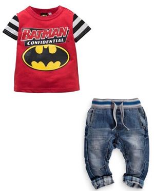 @  WS-201521-017  BATMAN RED 2pcs SET ( SIZE 100-120 )