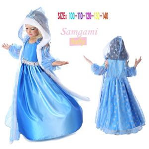 @  P30845 FROZEN BLUE LONG DRESS. ( SIZE 100 )