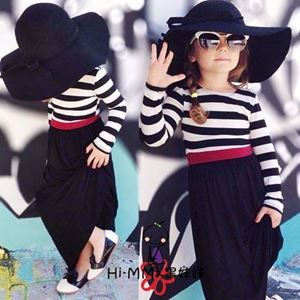 @  GIRL STRIPE DRESS  ( size 2-7y )
