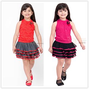 @  XZ5088  PINK DRESS. ( SIZE 100-140 )