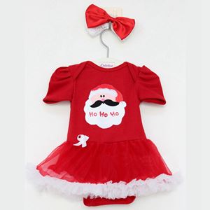 @  6033 SANTA DRESS WITH HEADBAND