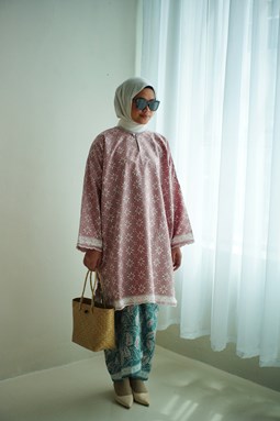 SERI ANGGUN KURUNG ( SA Rose Green )
