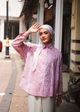 CALLA  MARBLE BATIK TOP