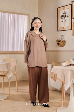 LUMI TOP - CAMEO BROWN