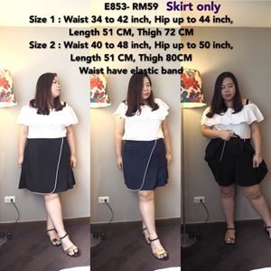 E853 *Ready Stock *Waist 34 to 48 inch / 86 - 121cm