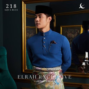 BAJU MELAYU ULTIMATE 2.0 (AQUA BLUE) C218