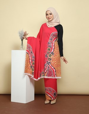 BATIK LUKIS ZAA 99 in Red