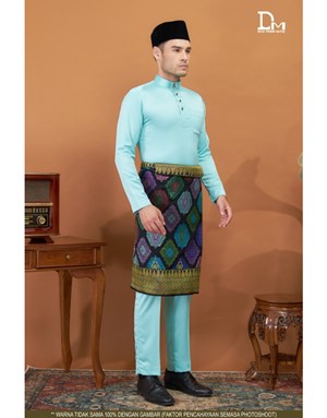 BAJU MELAYU MODERN MUHAMMAD K27 MINT GREEN