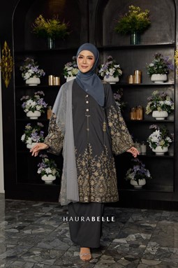 POOJA KURUNG - DARK GREY