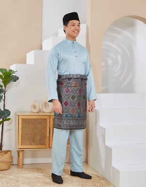 BAJU MELAYU TRADITIONAL ADAM K16 TEAL