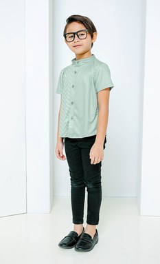 Kids Shirt Ryanna Sage Green
