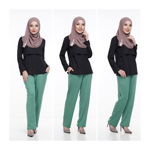 SELUAR MATERNITY FRIENDLY (SIZE XS-S ) - EVERGREEN GREEN
