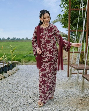 LELA KURUNG - MAROON