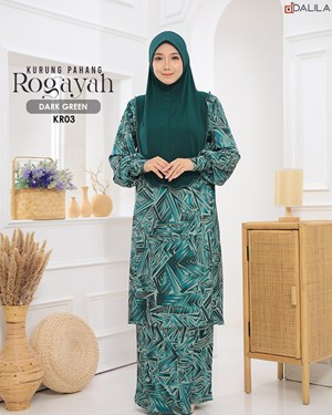 KURUNG ROGAYAH KR03 DARK GREEN