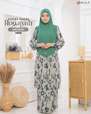 KURUNG ROGAYAH KR04 LIME GREEN
