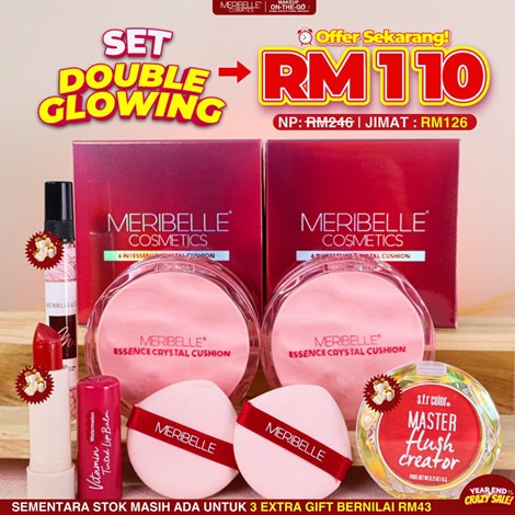 SET DOUBLE GLOWING RM 110