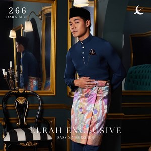 BAJU MELAYU ULTIMATE 2.0 (DARK BLUE) C226