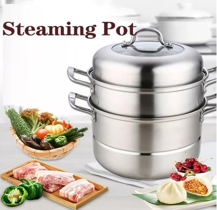 STEAM POT 3 LAYER 28cm NEW SKY HOMEWARE