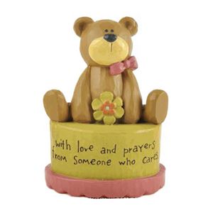 Sitting Bear on Block