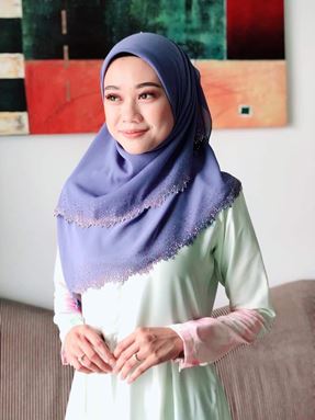 BAWAL CHIFFON MANIK ZIGZAG (BIDANG 45') LELONG