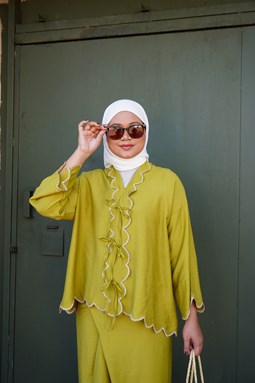 NONA KEBAYA ( LIME )