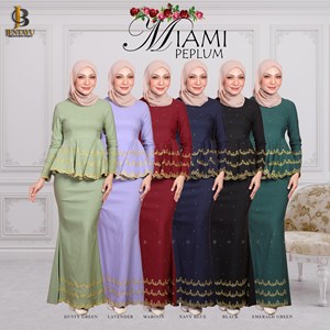 MIAMI MINI PEPLUM 🧡